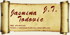 Jasmina Todović vizit kartica